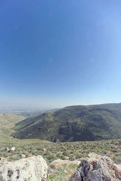 Landscape of lower Galilee, Israel