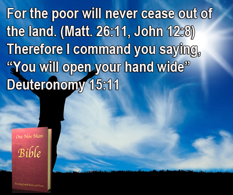 One New Man Daily Word : Deuteronomy 15:11