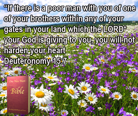 One New Man Daily Word : Deuteronomy 15:7