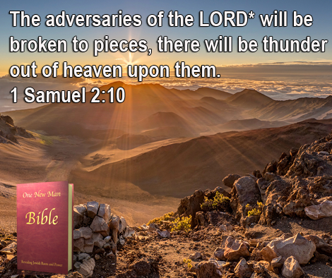 One New Man Daily Word : 1 Samuel 2:10